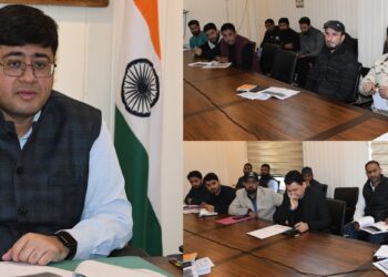 DC Ganderbal reviews progress of digitization of revenue records, directs for time bound completion of exercise