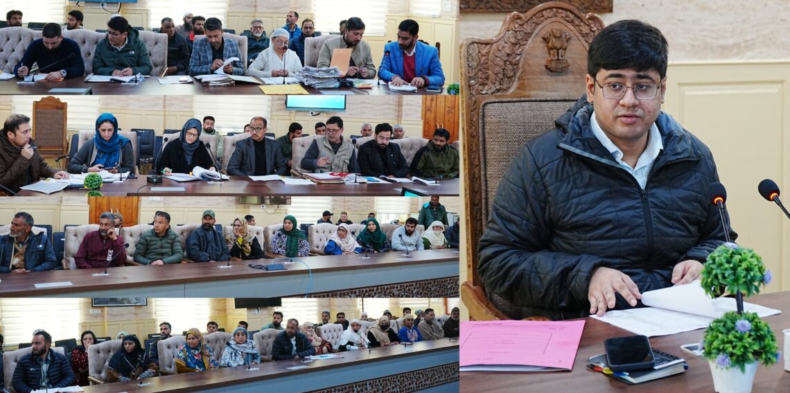 DC Ganderbal chairs District Rent Assessment Committee meeting; approves 29 cases