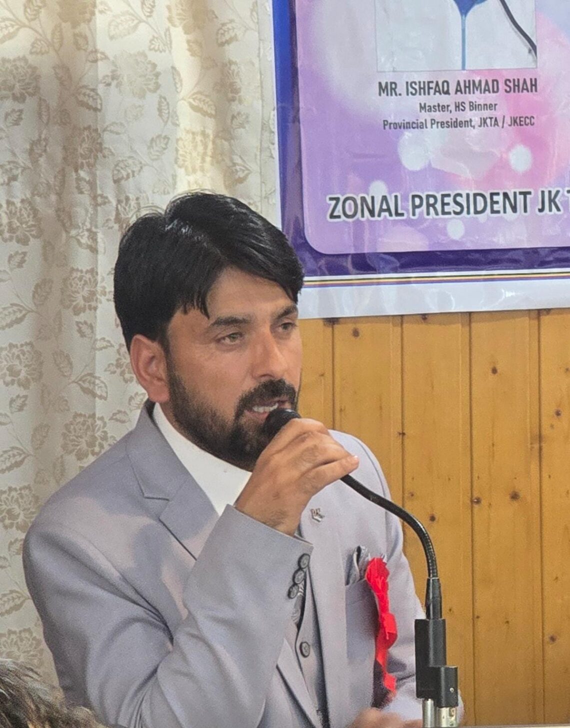 Mushtaq Ahmad Bhat Nominated as District President of Jammu & Kashmir Teachers Association Baramulla