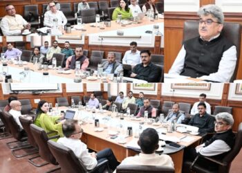 ₹3,340 Cr being utilized to strengthen disaster readiness across J&K     CS reviews roadmap for comprehensive management of disasters