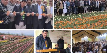 Javid Dar inaugurates Tulip Garden at MCRS Sagam, calls for Floriculture led rural transformation