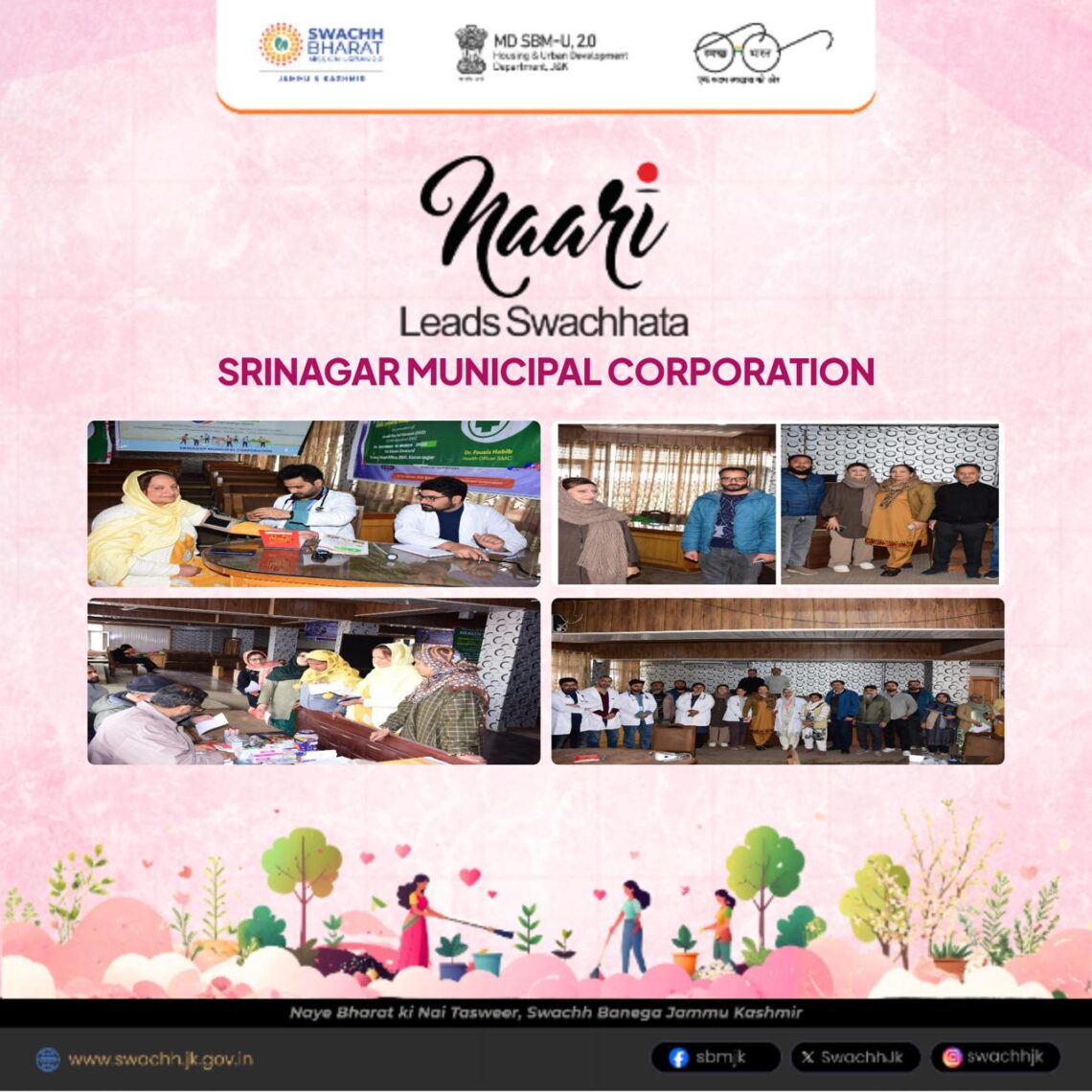 SMC organises Health Camp under Theme “Naari Leads Swachhata”
