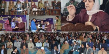 Sakeena Itoo felicitates 12th class meritorious students at GDC Kulgam Sakeena Itoo felicitates 12th class meritorious students at GDC Kulgam
