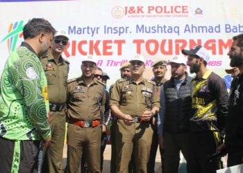 Police Inaugurates Insp. Mushtaq Ahmad Baba T-20 Cricket Tournament In Ganderbal