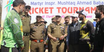 Police Inaugurates Insp. Mushtaq Ahmad Baba T-20 Cricket Tournament In Ganderbal