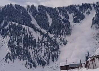 Avalanche strikes Tulail in Gurez, no casualties reported