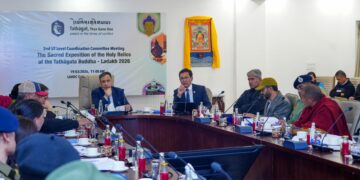 Preparations gain momentum for the Sacred Buddha Relics exposition in Ladakh