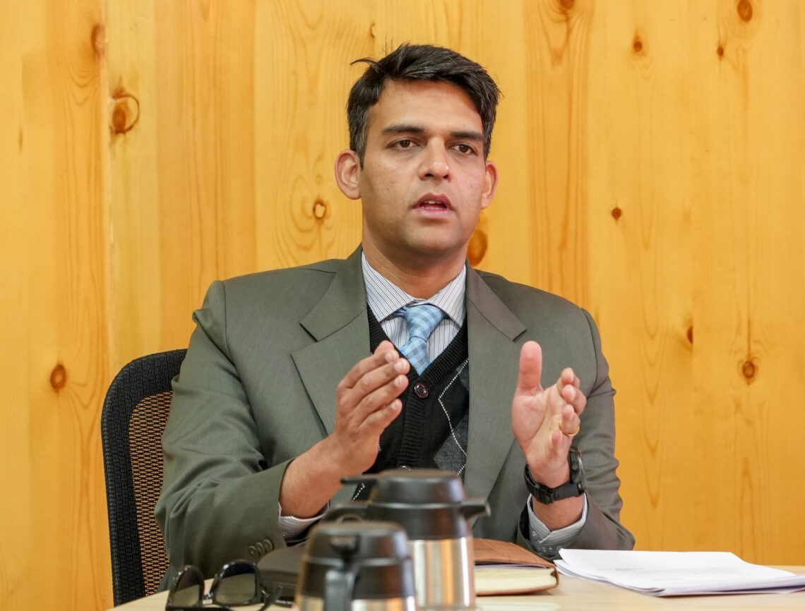 The Managing Director of Sindhu Infrastructure Development Corporation (SIDCO), Sh. Bhepesh Chaudhary,