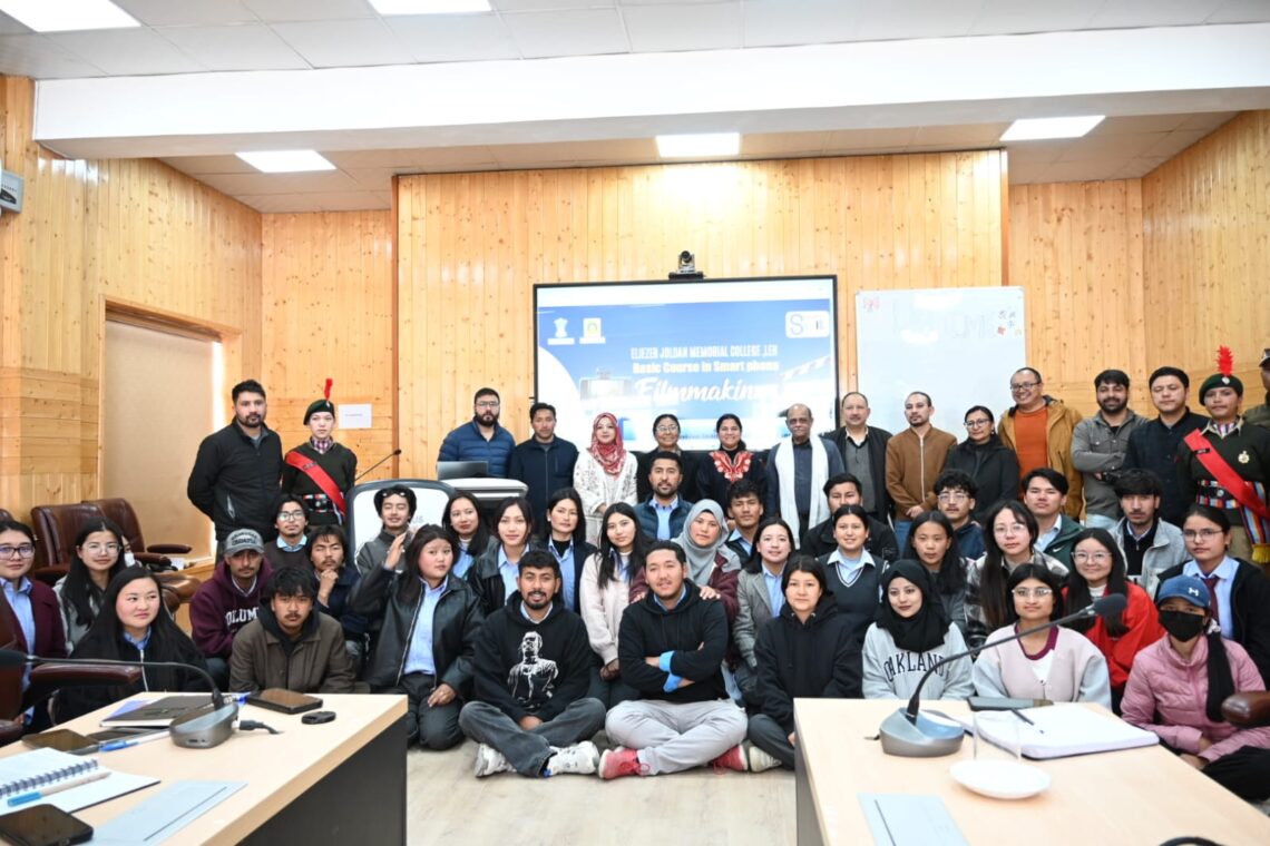 6-Day Basic Course in Smartphone Filmmaking inaugurated at EJM College Leh