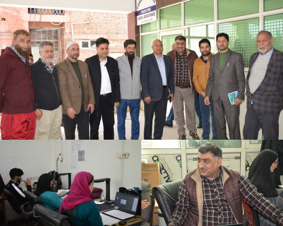 Additional IGR reviews progress of digitization of Legacy Registration Records at Budgam Court Complex