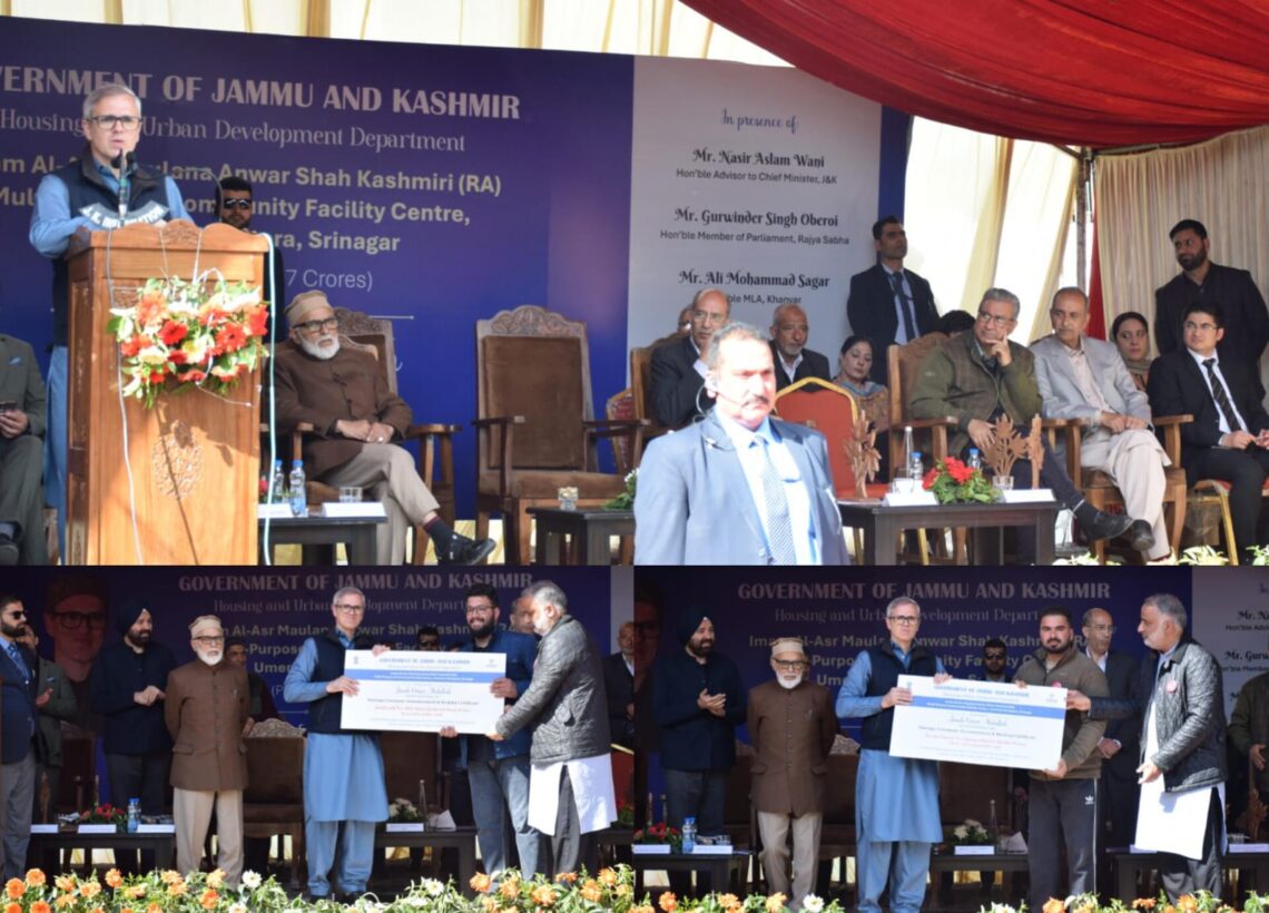 CM Omar Abdullah dedicates ₹3.17 crore community hall at Umerhair, Buchpora to the public CM Omar Abdullah dedicates ₹3.17 crore community hall at Umerhair, Buchpora to the public