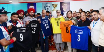 Batting against drug abuse, CM Omar Abdullah inaugurates 2nd edition of Sher-i-Kashmir Cricket Tournament at Jammu Batting against drug abuse, CM Omar Abdullah inaugurates 2nd edition of Sher-i-Kashmir Cricket Tournament at Jammu