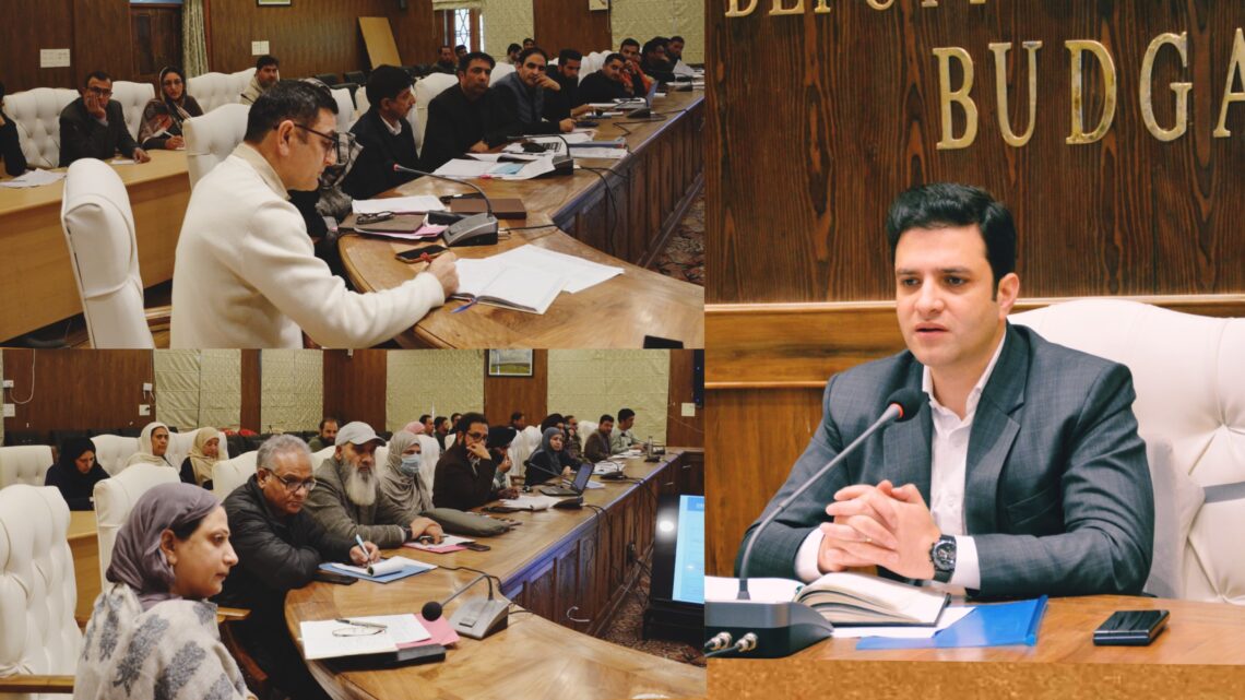 DC Budgam reviews developmental projects, public issues of sub-division Chadoora