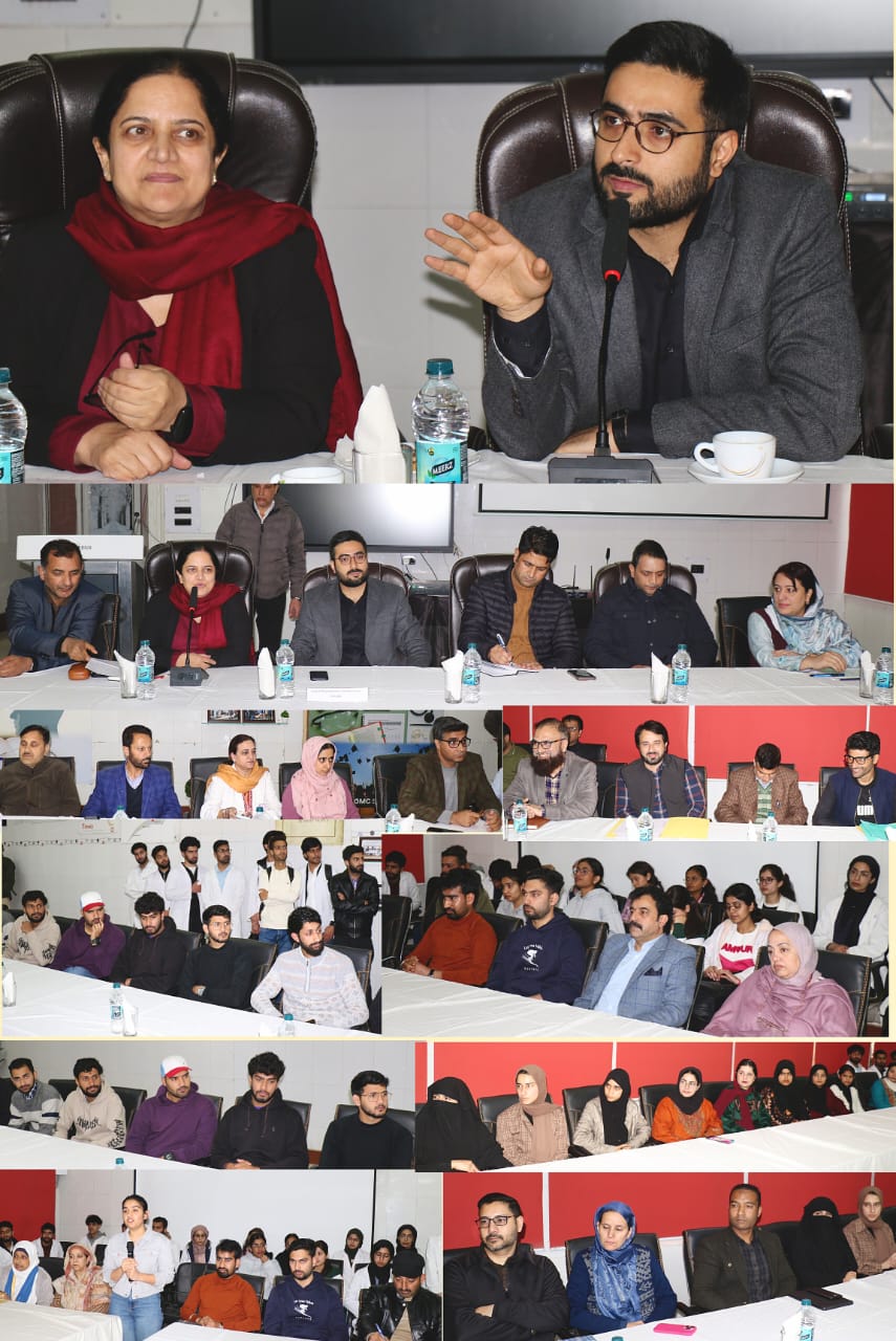 DC Srinagar, Principal GMC interact with students & Faculty DC Srinagar, Principal GMC interact with students & Faculty