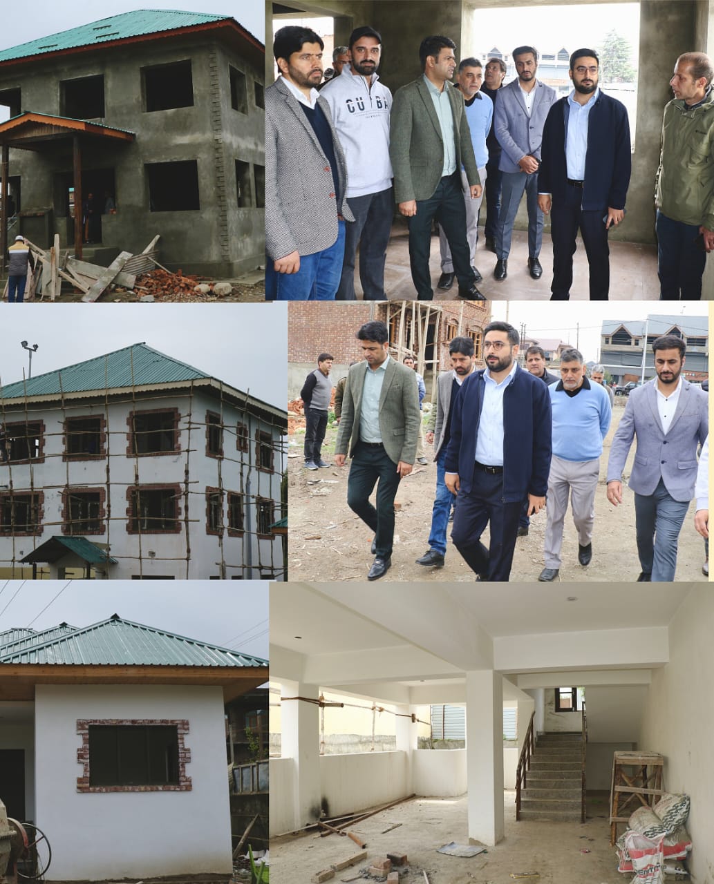 DC Srinagar conducts onsite inspection of new Revenue Complexes for SDM East, Tehsil Office Khanyar, Tehsil Office Eidgah DC Srinagar conducts onsite inspection of new Revenue Complexes for SDM East, Tehsil Office Khanyar, Tehsil Office Eidgah