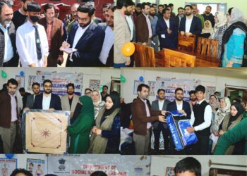 DC Srinagar inspects progress of new building complex at Abhinandan Home for Specially Abled Children