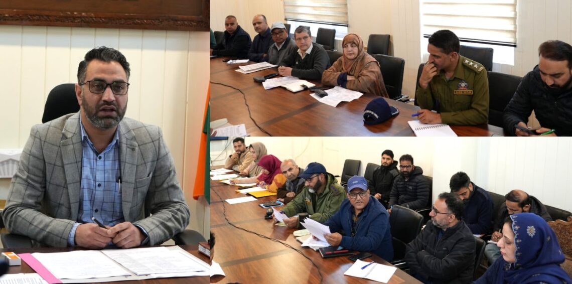 DRSC meeting held at Ganderbal – Ehsaan Yousf