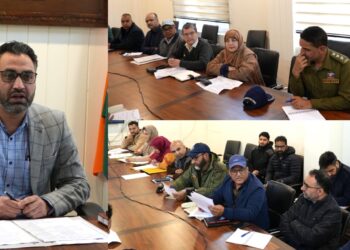 DRSC meeting held at Ganderbal – Ehsaan Yousf