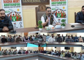 District Admin Ganderbal engages Religious leaders, Village officials in Anti-Drug Drive