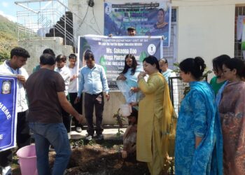 Government Degree College Kakryal, Katra, organized a plantation drive