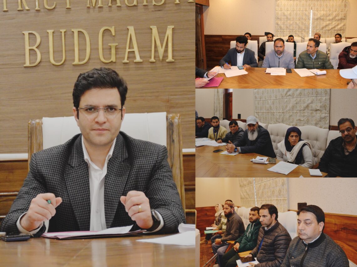 DC Budgam reviews issues of Persons with Special Abilities     Issues comprehensive directions for inclusive welfare measures