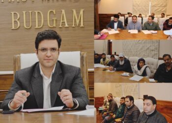 DC Budgam reviews issues of Persons with Special Abilities     Issues comprehensive directions for inclusive welfare measures