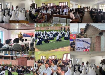 GANDERBAL POLICE CONDUCTS A SERIES OF DRUG AWARENESS PROGRAMMES ACROSS THE DISTRICT