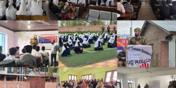 GANDERBAL POLICE CONDUCTS A SERIES OF DRUG AWARENESS PROGRAMMES ACROSS THE DISTRICT