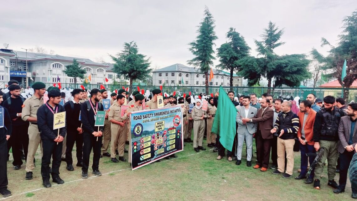 Mega Road Safety Awareness Event Held at GDC Kulgam