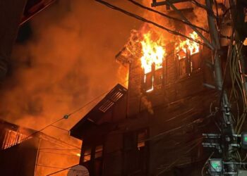 Five Houses Damaged in Srinagar Pre-Dawn Fire, Gas Cylinder Blasts Intensify Blaze