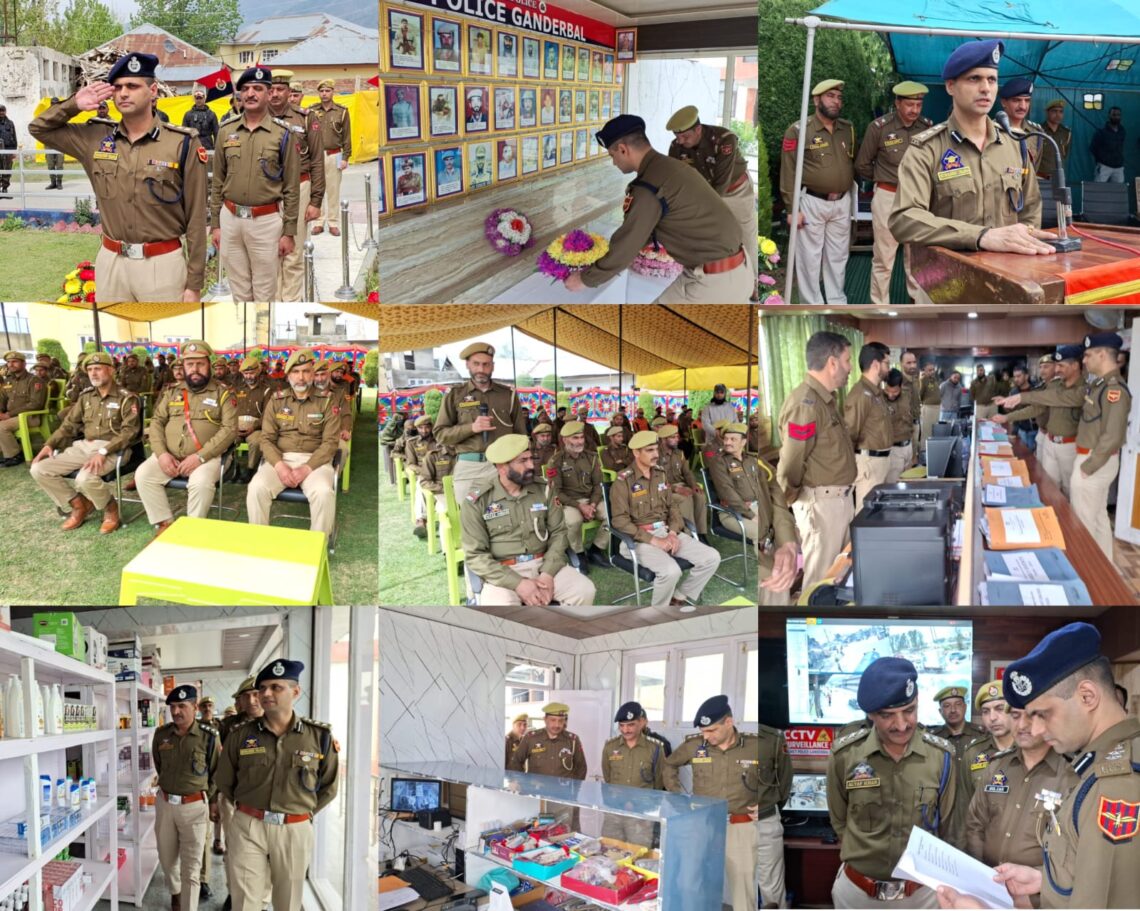 SSP GANDERBAL SUDHANSHU DHAMA-IPS HOLDS DARBAR WITH JAWANS AT DPL GANDERBAL