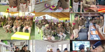 SSP GANDERBAL SUDHANSHU DHAMA-IPS HOLDS DARBAR WITH JAWANS AT DPL GANDERBAL