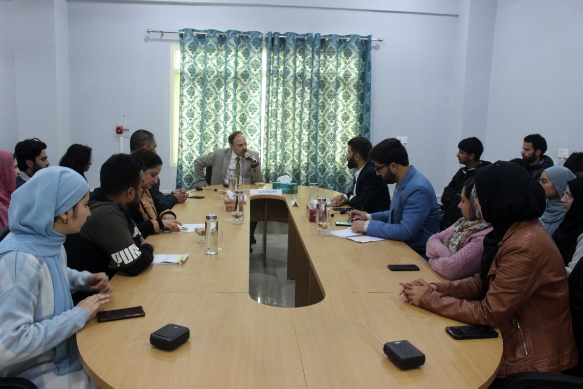 VC Leads Expert Interaction with Geomatics Students at IUST