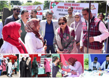 KU organises free medical camp under Nasha Mukt J&K Abhiyaan