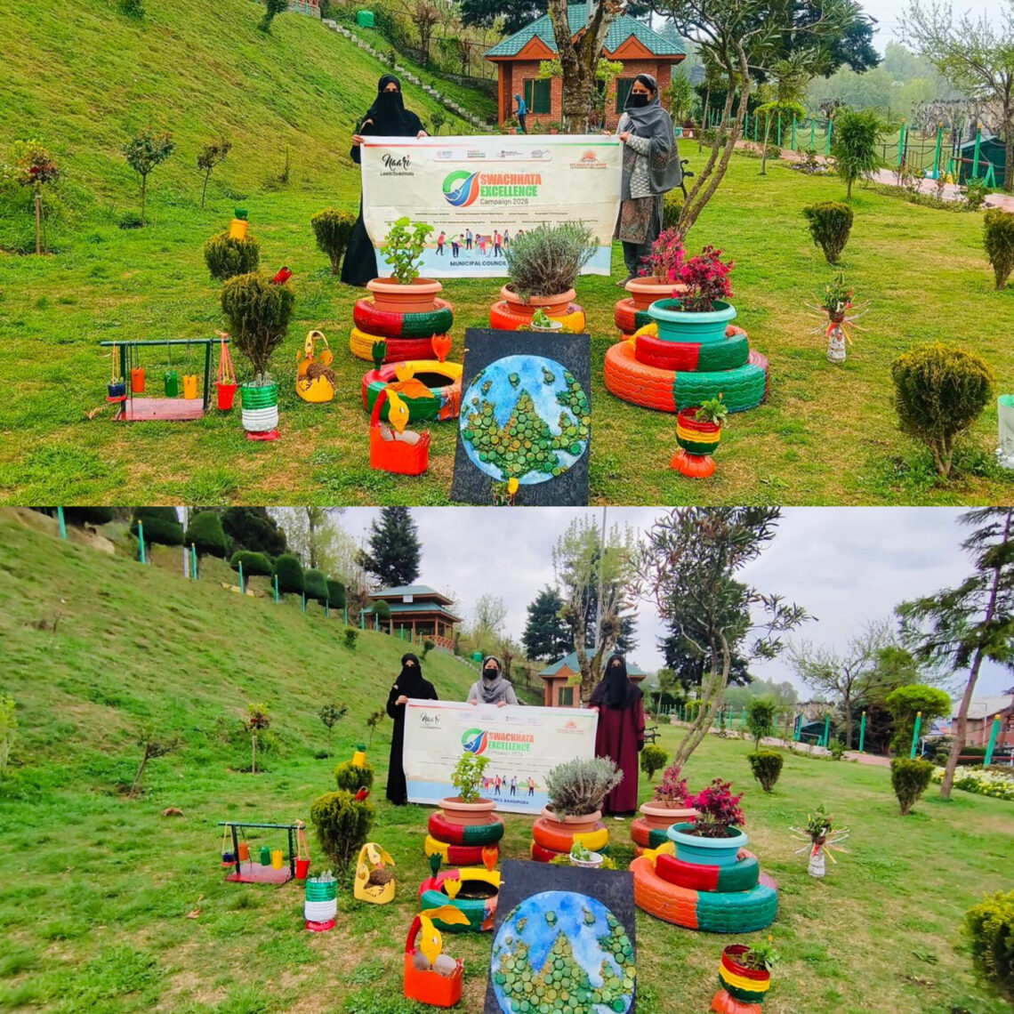 MC Bandipora unveils ‘Waste to Wonder’ Park at Nishat Park