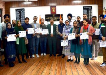 Poonch secures top Rank in Nationwide Vande Mataram Campaign