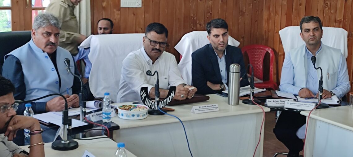 Rana chairs reviews development projects in Ramban; stresses timely execution, quality monitoring