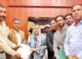 Sakeena Itoo interacts with representatives of NHM Employees Association, assures redressal of genuine grievances