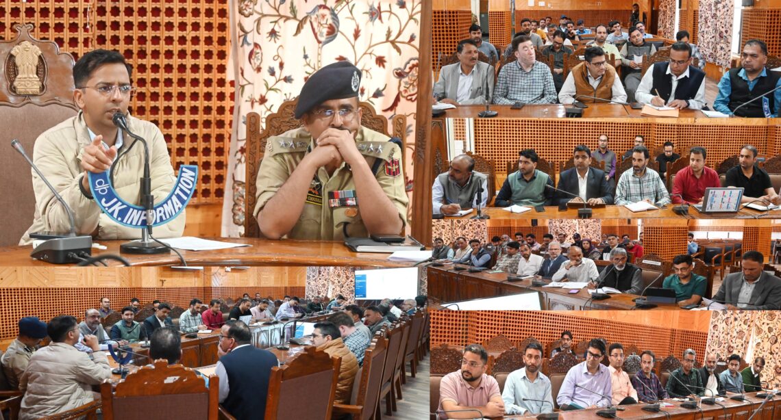 DC Shopian reviews arrangements for Mega Padyatra scheduled on May 23 in district