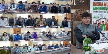 DC Ganderbal chairs review meeting on 100-Day Nasha Mukt Campaign; pushes for strong Enforcement & Community Action