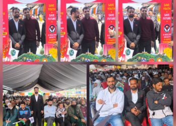 Social Activist Muzamil Mehmood Participated in Mega Padyatra at Budgam Under Nasha Mukht J&K Abhiyan