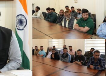 DC Ganderbal oversees Randomization process for allotments of tents and shops for Shri Amarnathji Yatra 2026 along Baltal Axis