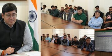 DC Ganderbal oversees Randomization process for allotments of tents and shops for Shri Amarnathji Yatra 2026 along Baltal Axis