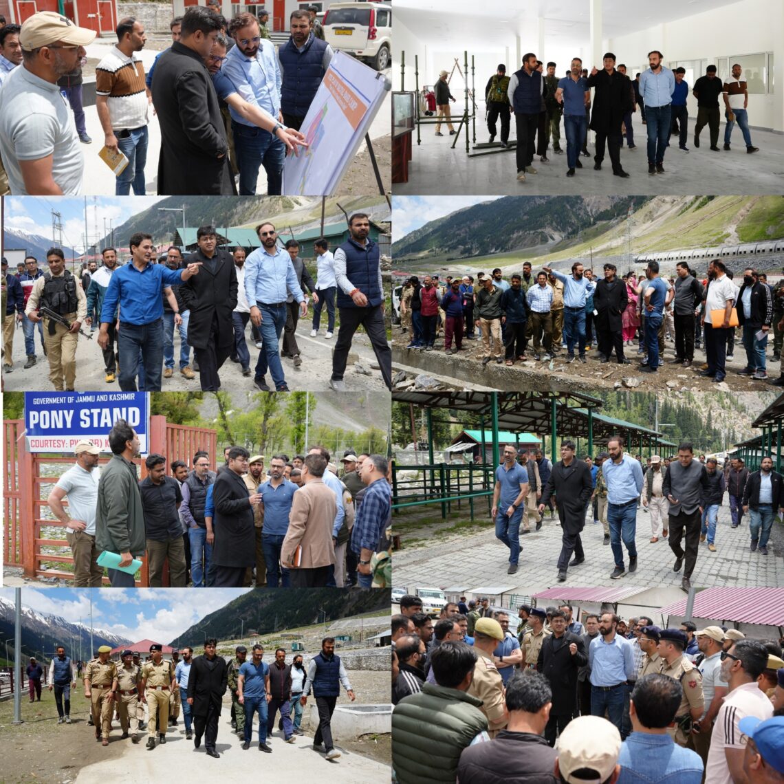 DC Ganderbal visits Baltal Base Camp to review preparations for SANJY-2026