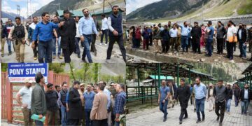 DC Ganderbal visits Baltal Base Camp to review preparations for SANJY-2026