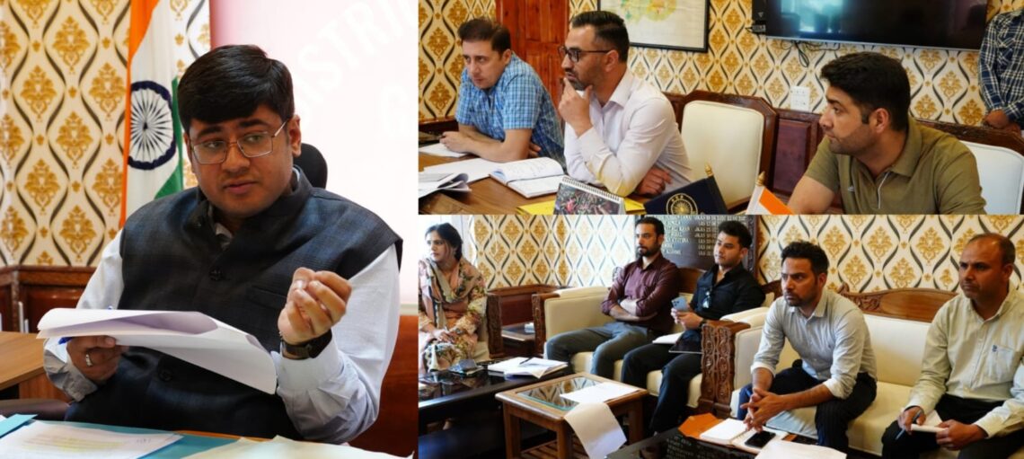 DC Ganderbal reviews implementation of Solid Waste Management Rules 2026