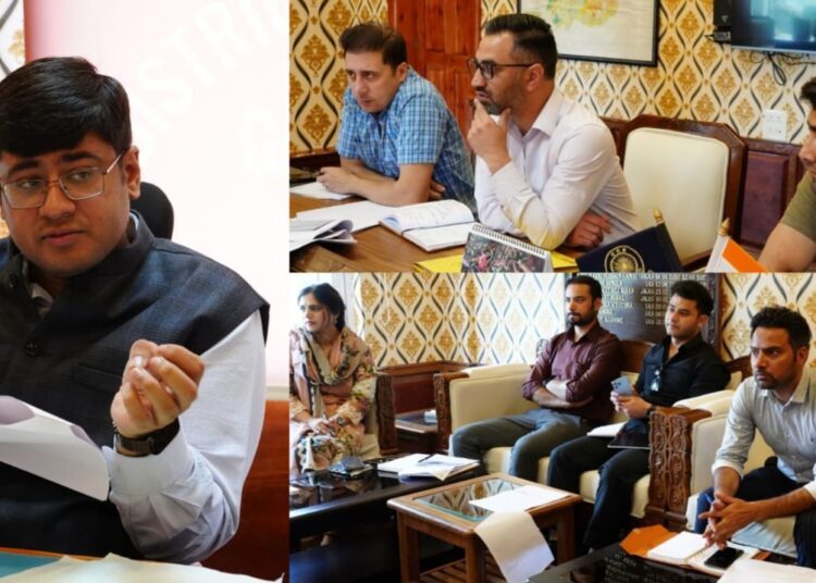 DC Ganderbal reviews implementation of Solid Waste Management Rules 2026
