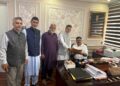 Delegation from DAB area of Ganderbal today, on May 20, 2026, called on the Hon’ble J&K Jal Shakti Minister, Javed Ahmad Rana,