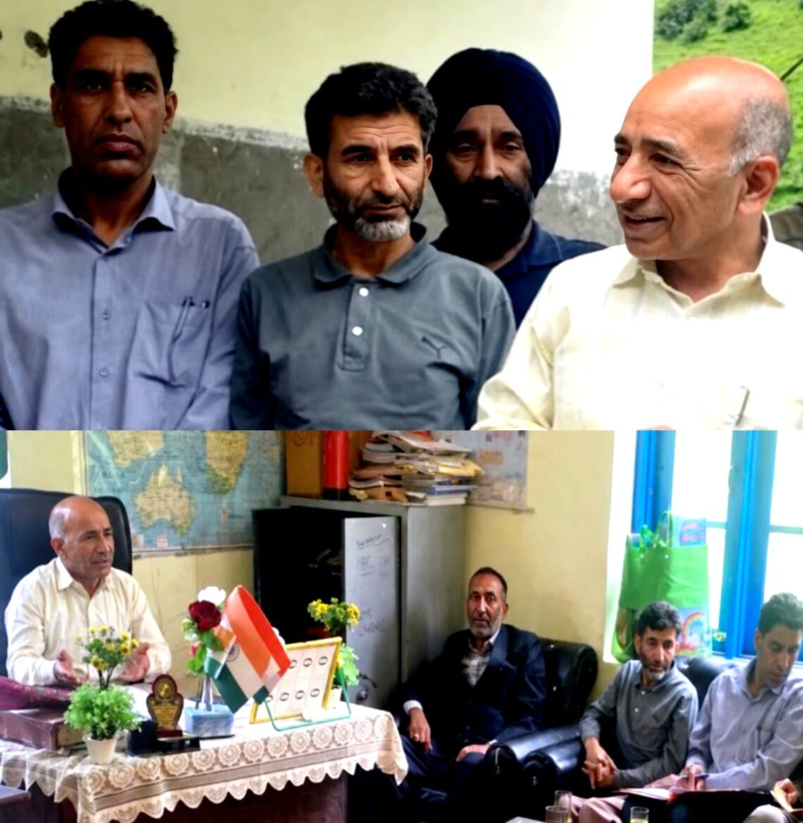 DG Libraries & Research visits border villages of Trikanjan and Chotali