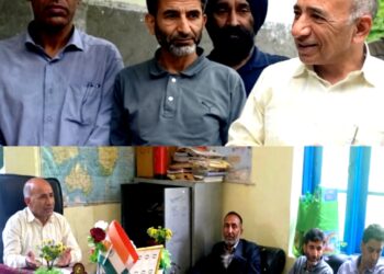 DG Libraries & Research visits border villages of Trikanjan and Chotali